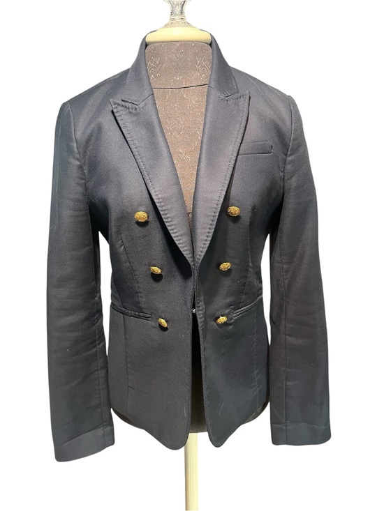 Banana Republic Jackets & Blazers - Vintage Banana Republic Navy Nautical Blazer Cotton Lined 2012 Coastal Ivy Size